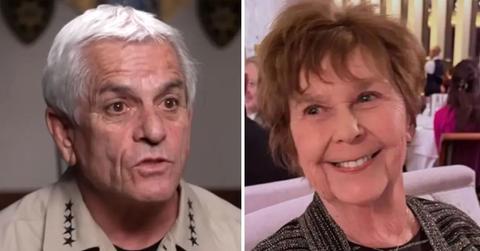 split photo of chris nanos and nancy guthrie