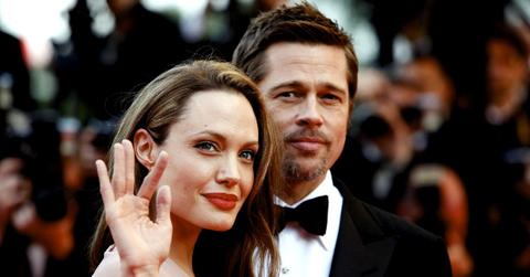 Photo of Brad Pitt and Angelina Jolie.