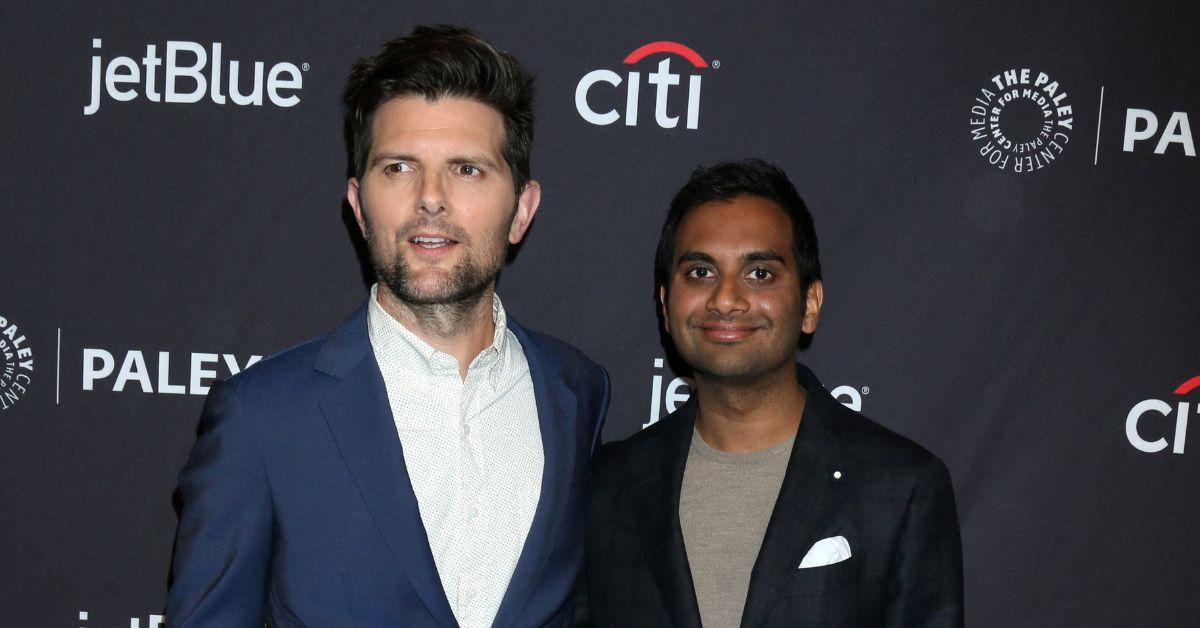Photo of Adam Scott and Aziz Ansari