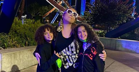 mariah carey spends time with her children at amusement park pp