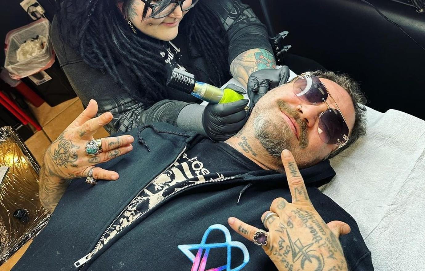 Sober Bam Margera Gets Britney Spears-Inspired Tattoo On His Neck