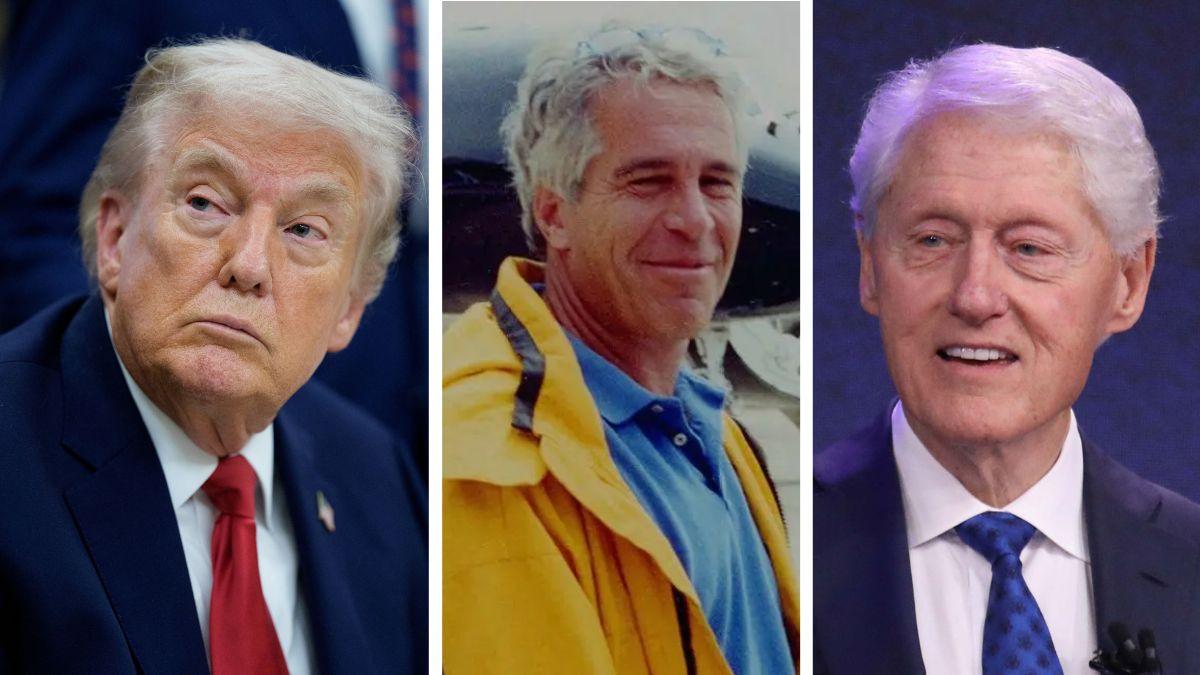 image of Trevor Noah shaded Donald Trump and former President Bill Clinton's inclusion in the Epstein files.