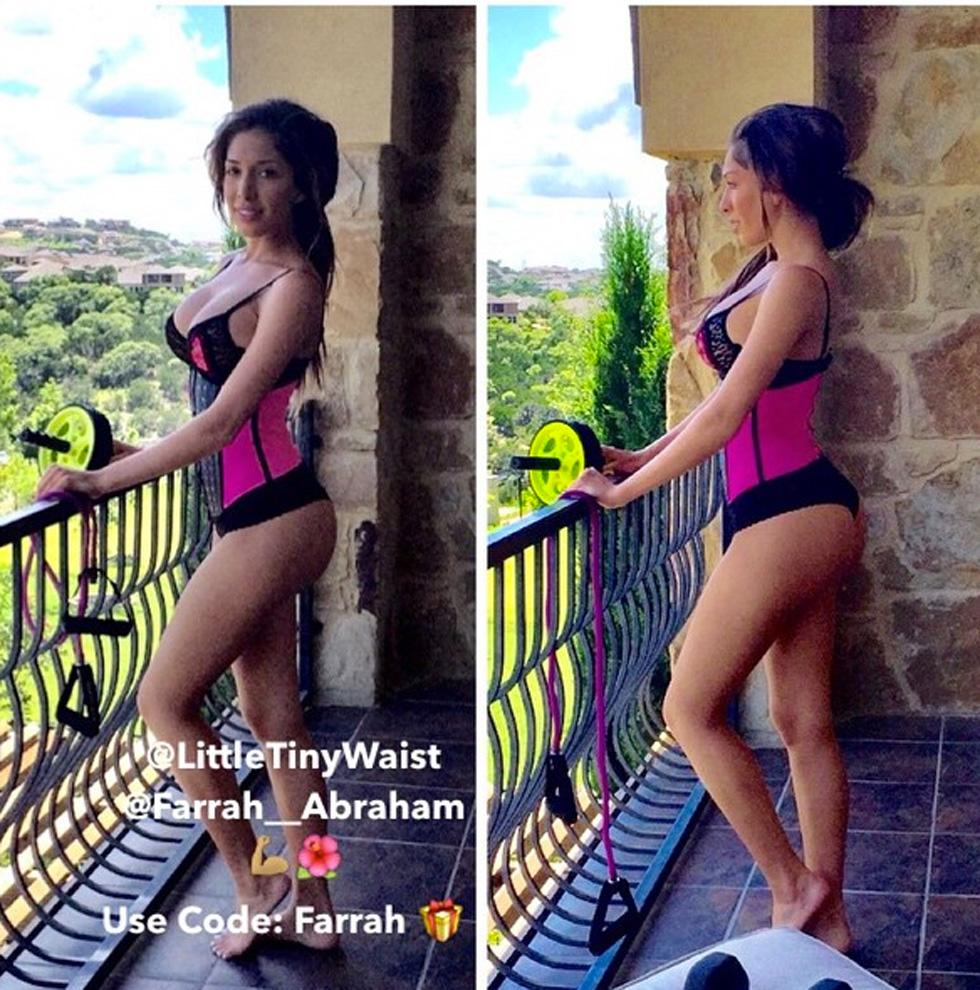 Farrah abraham waist trainer