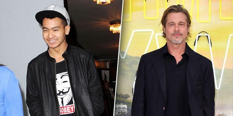 Brad Pitt & Son Maddox