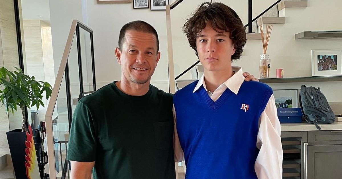 mark wahlberg says youngest son better actor than him pp