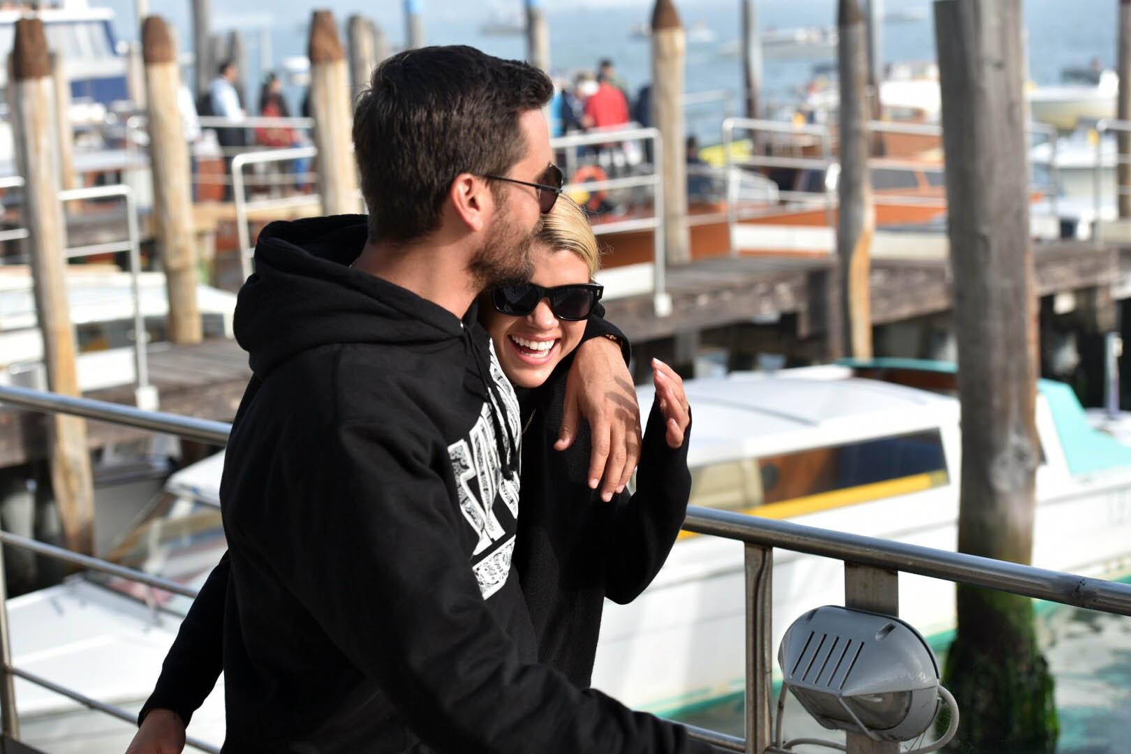 Sofia Richie and Scott Disick enjoying one day out in Venice, Italy