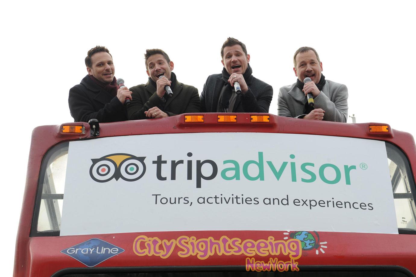 TripAdvisor Surprised Tour Goers With a Special Holiday Serenade by 98 Degrees