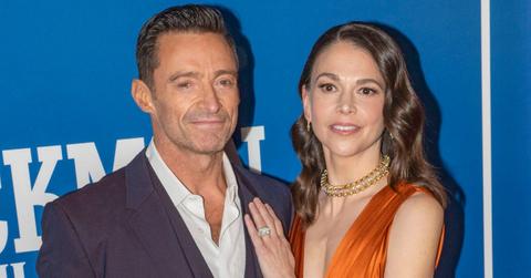Photo of Hugh Jackman and Sutton Foster.