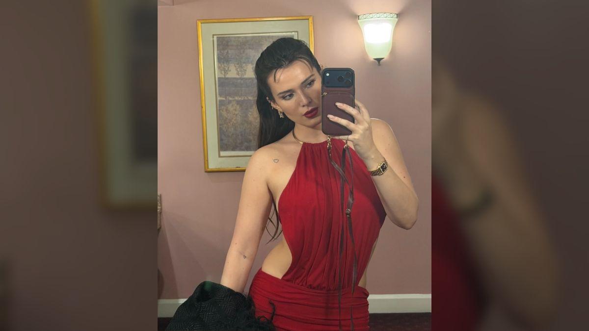 Image of Mark Emms first proposed to Bella Thorne in 2023.