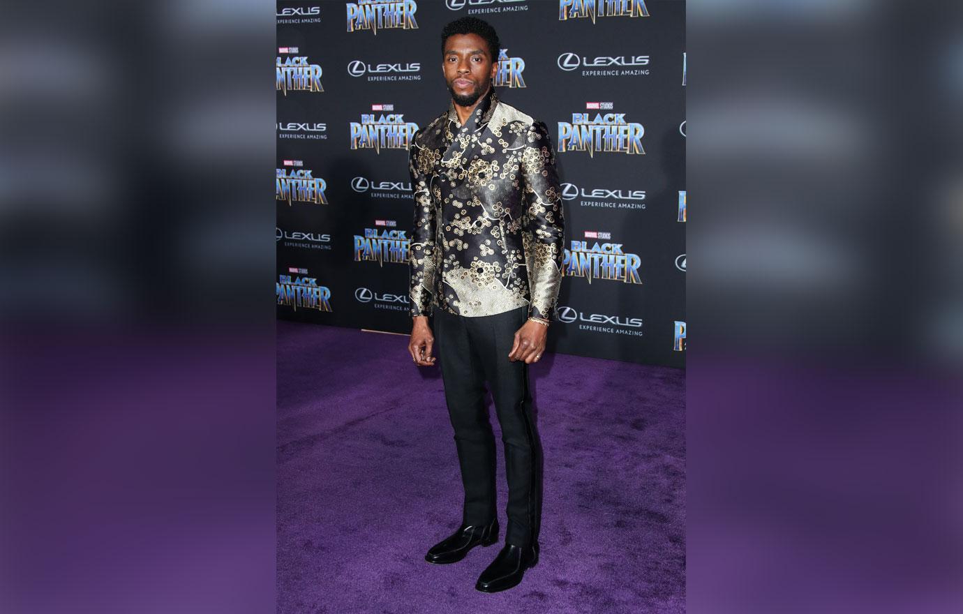 A Look Back At Chadwick Boseman's Best Red Carpet Looks