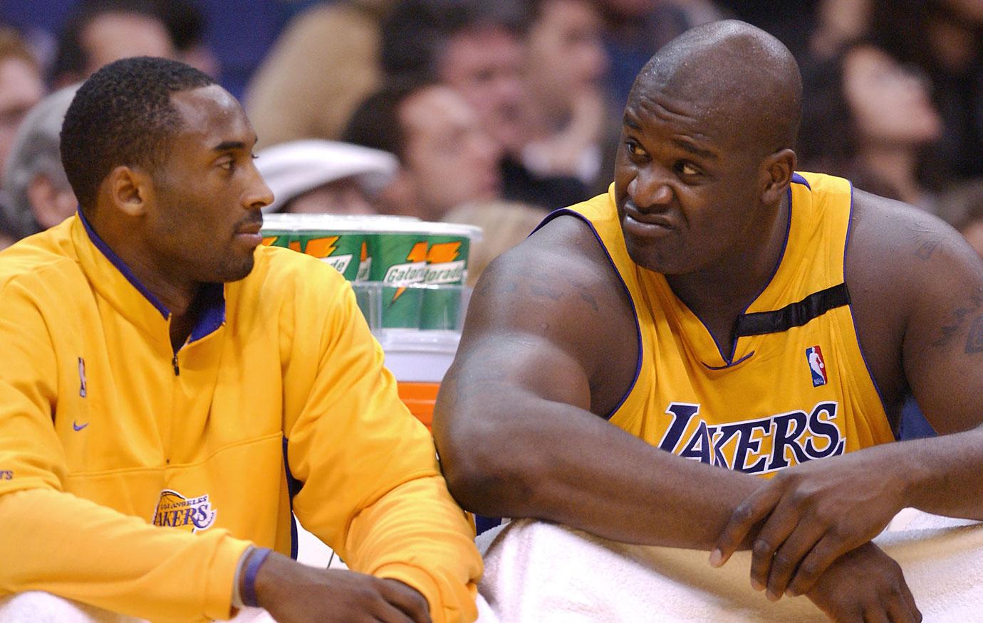 //kobe bryant denies feud shaquille oneal