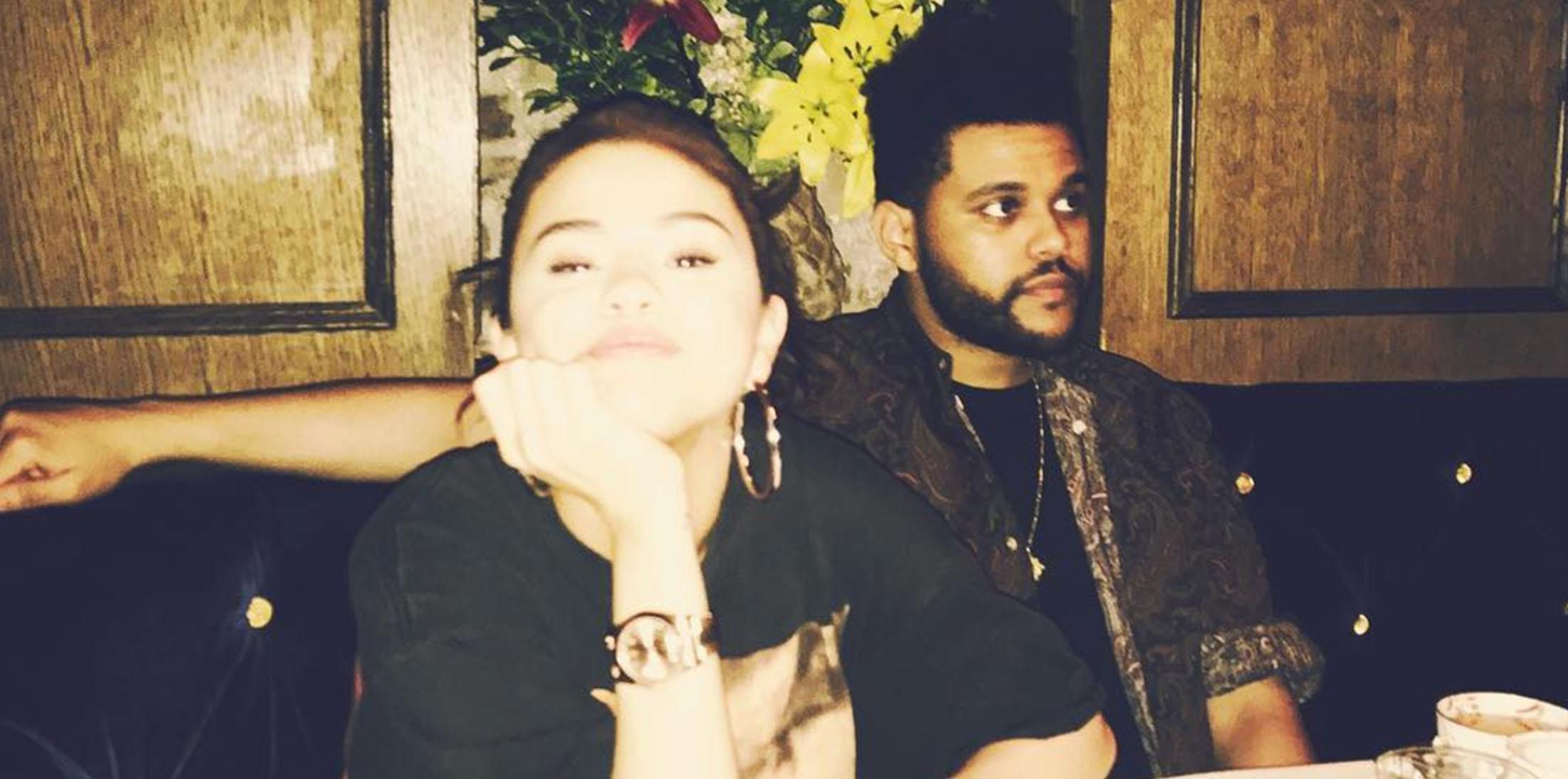 Selena gomez the weeknd date pic feature
