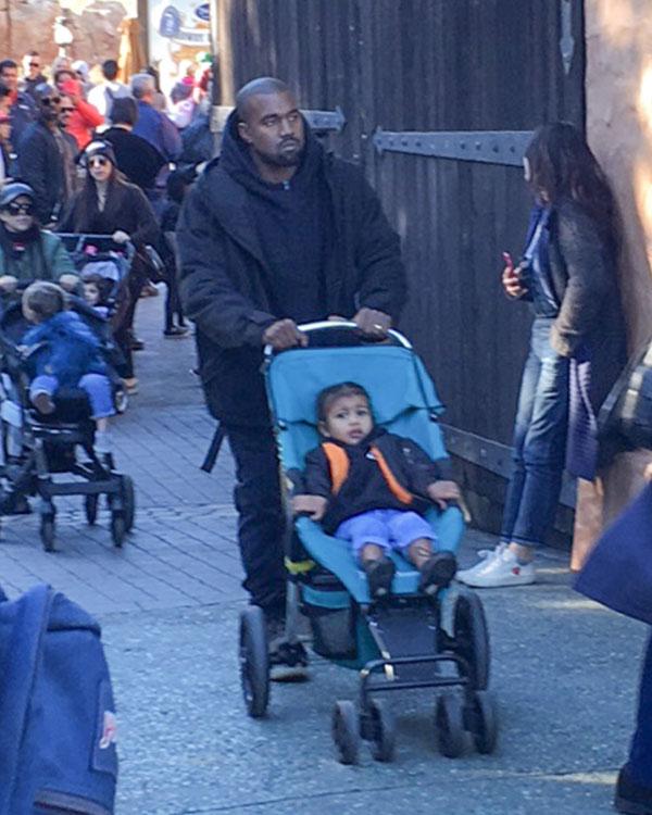 Kanye west north disneyland