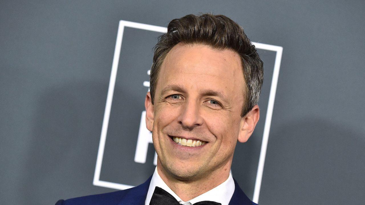 image of Meyers is among Trump's several late-night TV foes.