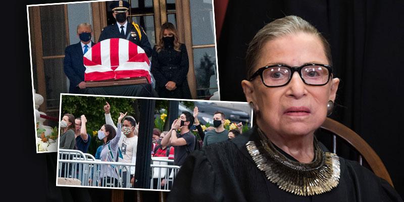 Donald Trump Booed At Ruth Bader Ginsburg's Memorial Service