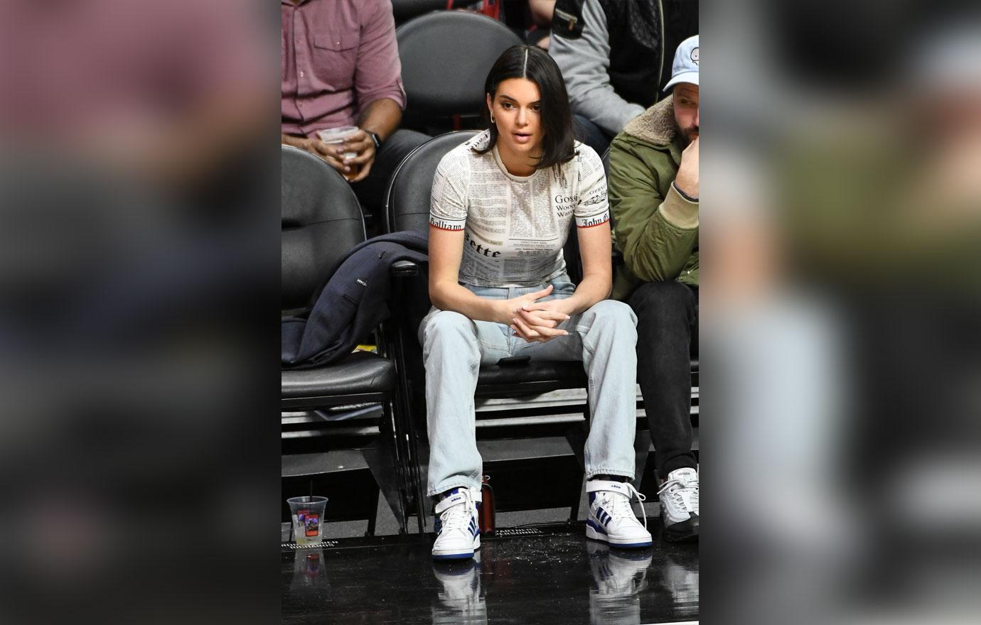 Celebrities At The Los Angeles Clippers Game