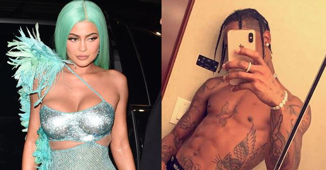 Copying Kylie Jenner Travis Scott Poses Half Naked On Instagram