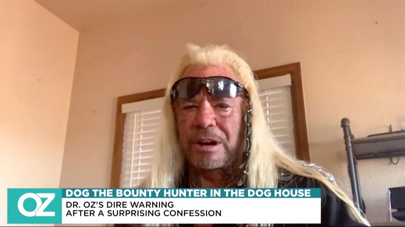 dr oz dog the bounty hunter covid scare