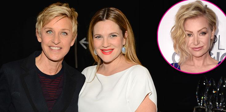 Ellen DeGeneres Drew Barrymore Bond Worries Portia De Rossi Long