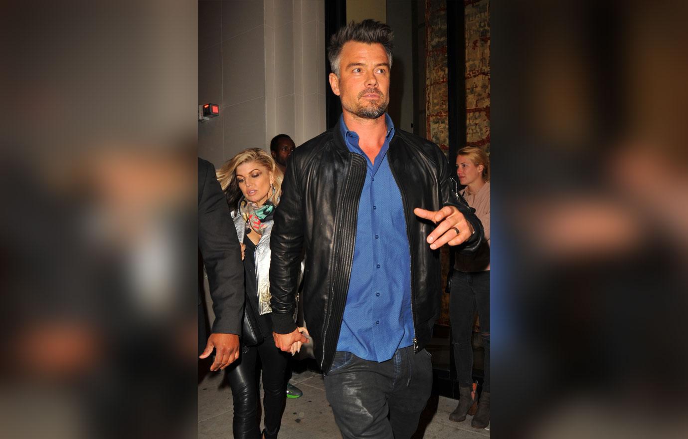 Fergie and Josh Duhamel enjoy a dinner date at Catch L.A.