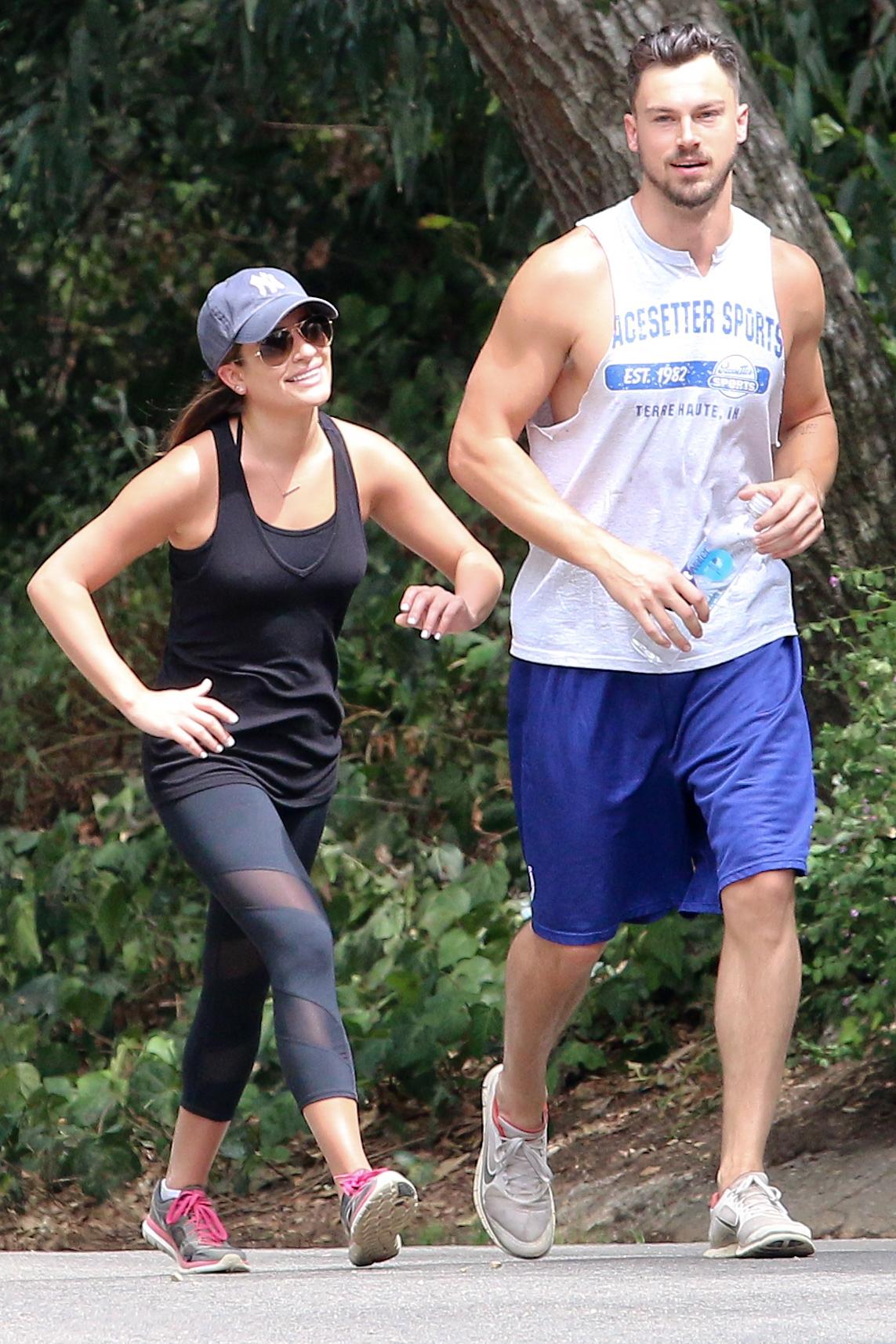 Lea Michele and her boyfriend Matthew Paetz went for a romantic and healthy hike  in Los Angeles, California