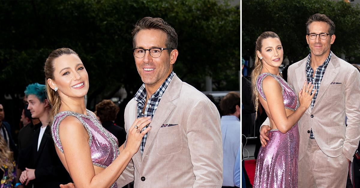 Blake Lively and Ryan Reynolds love their cardboard cutout of on Make a  GIF