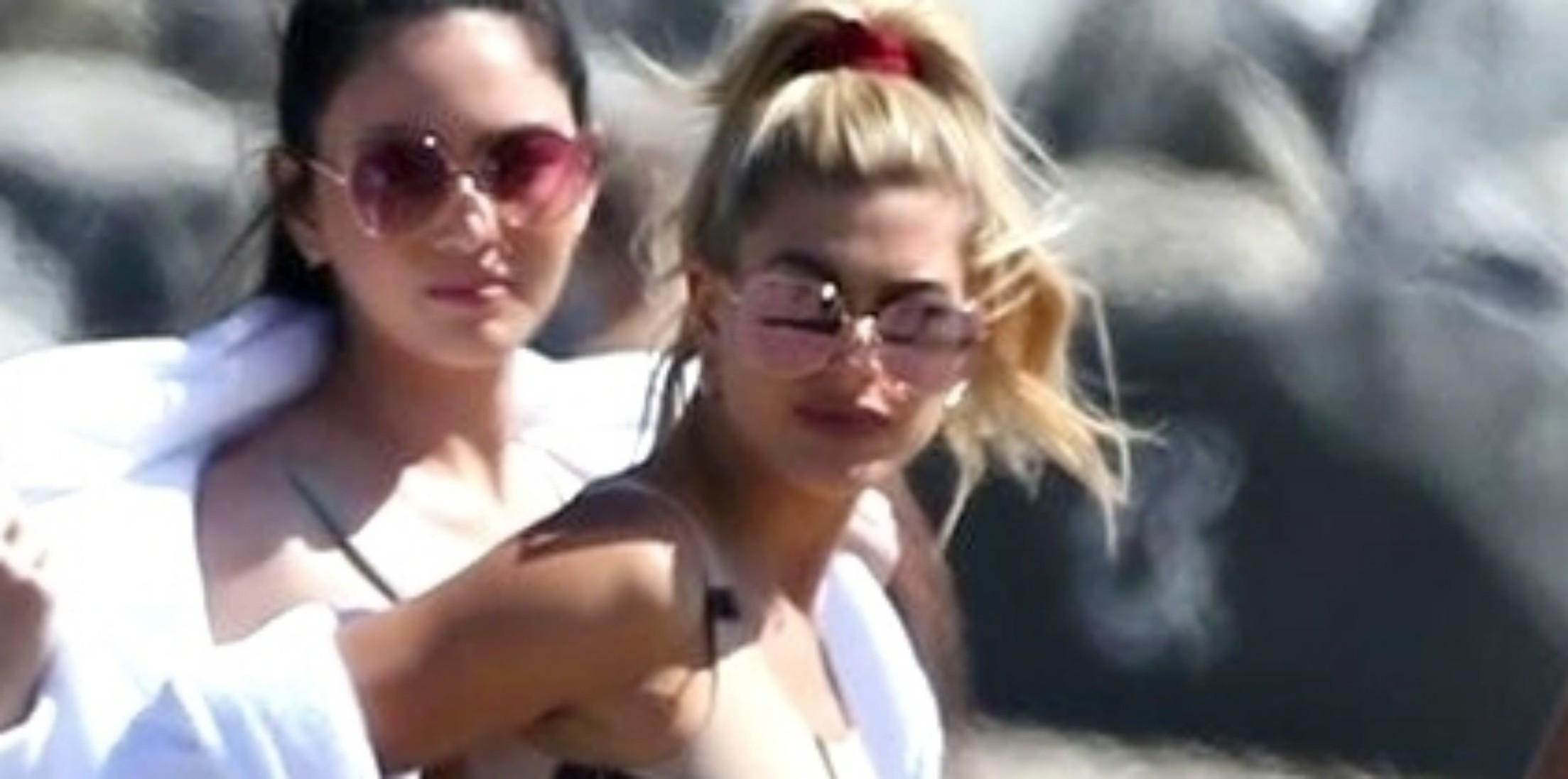 Hailey baldwin bikini photoshoot bathing suit h