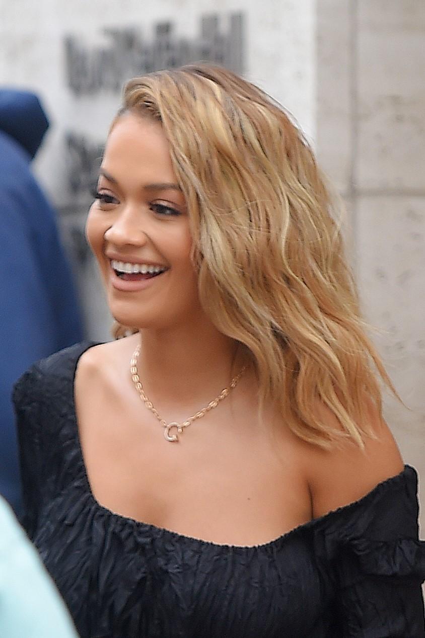 Rita Ora leaves the ABC Upfront