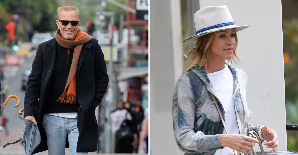 Kevin Costner's estranged wife wears Prada purse after begging