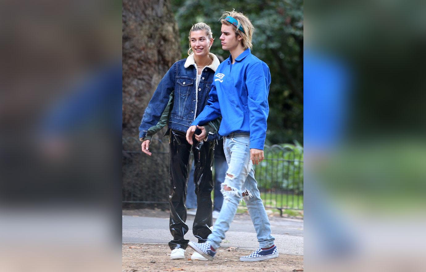 Justin Bieber And Hailey Baldwin Walking