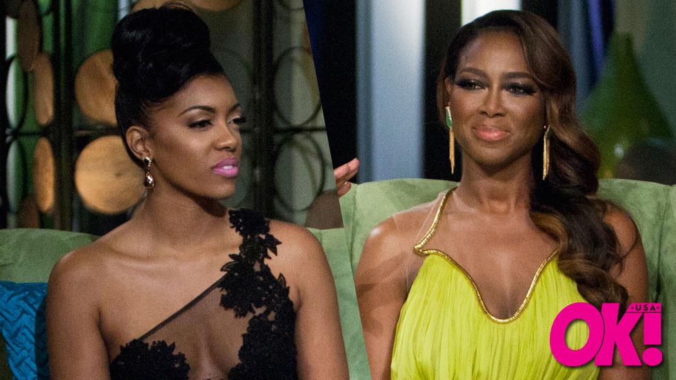 Porsha Williams And Kenya Moore OK Good Terms