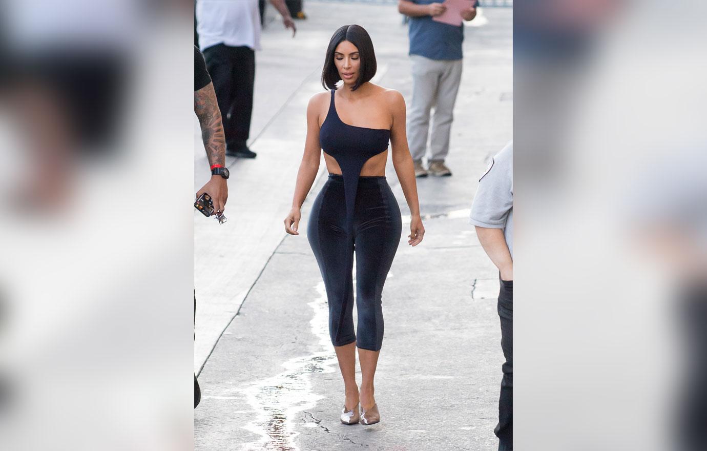 Kim Kardashian at &#8216;Kimmel&#8217;