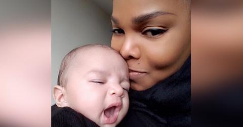 Janet jackson shares first photo of son hero