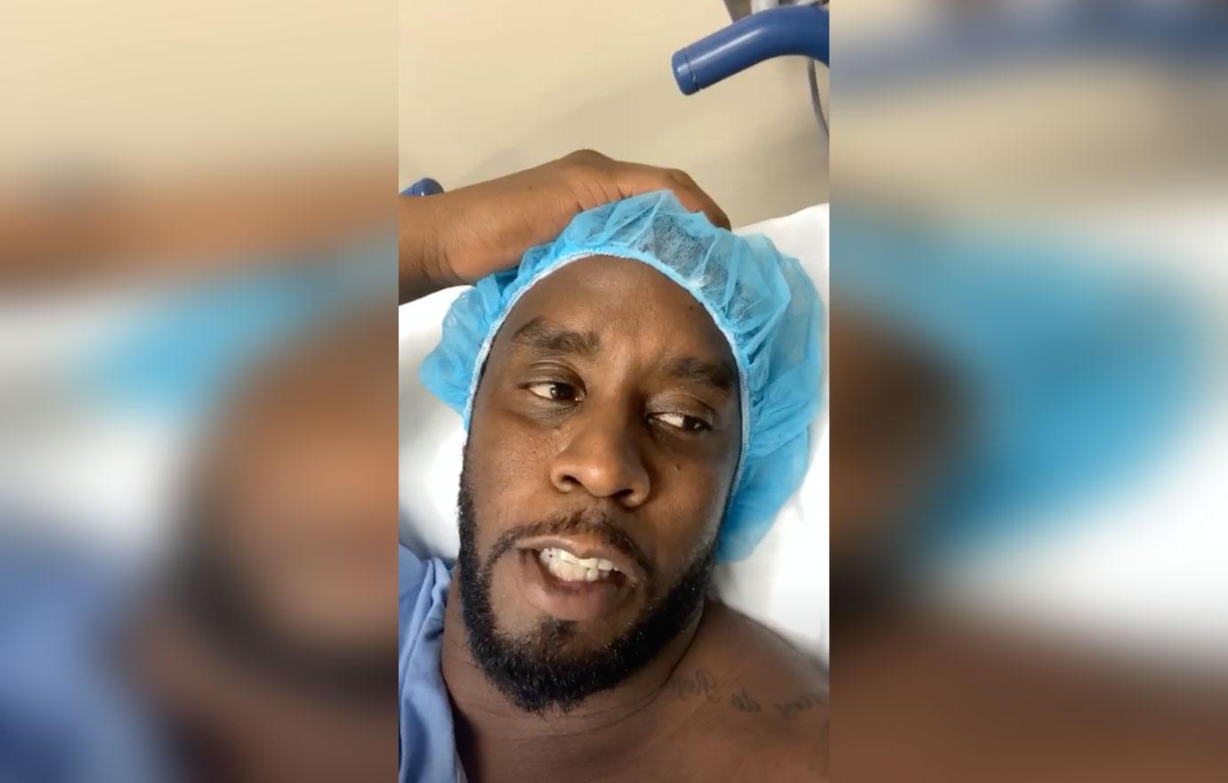 Diddy Shares Videos From Hospital Bed As He Undergoes Surgery