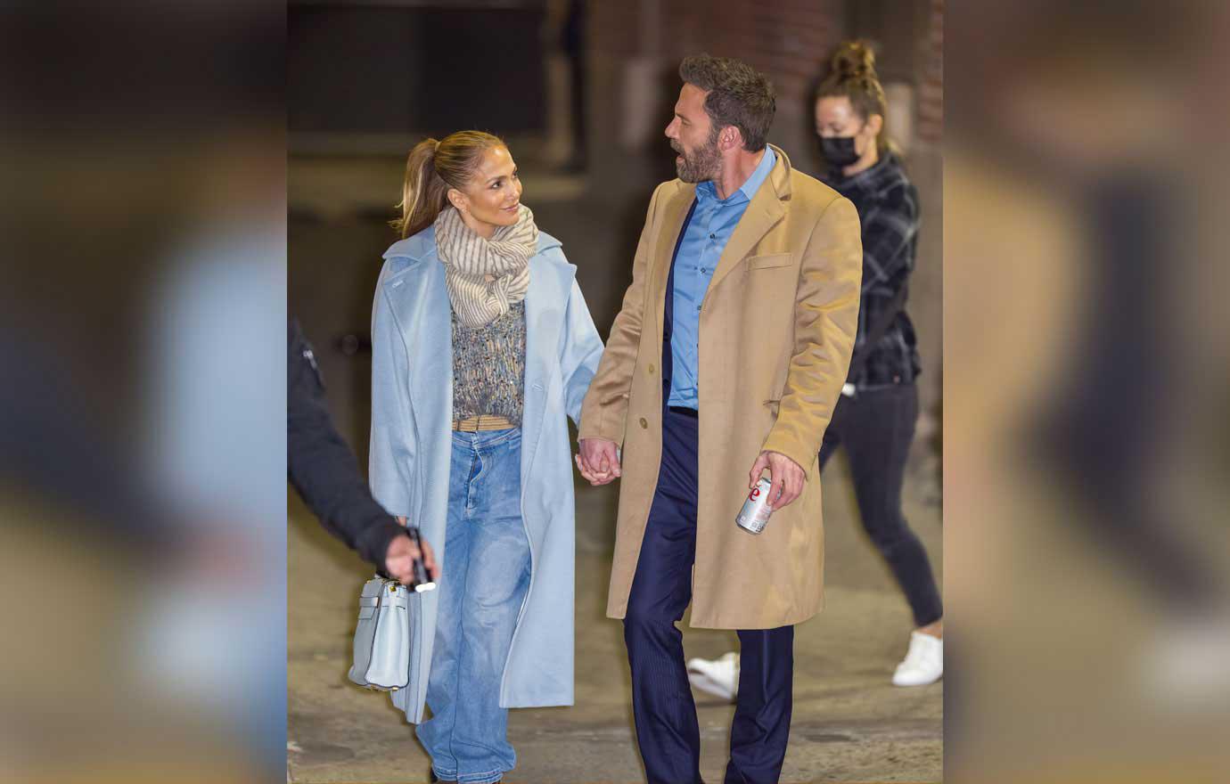 ben affleck joined by both jennifer lopez ex wife jenner garner