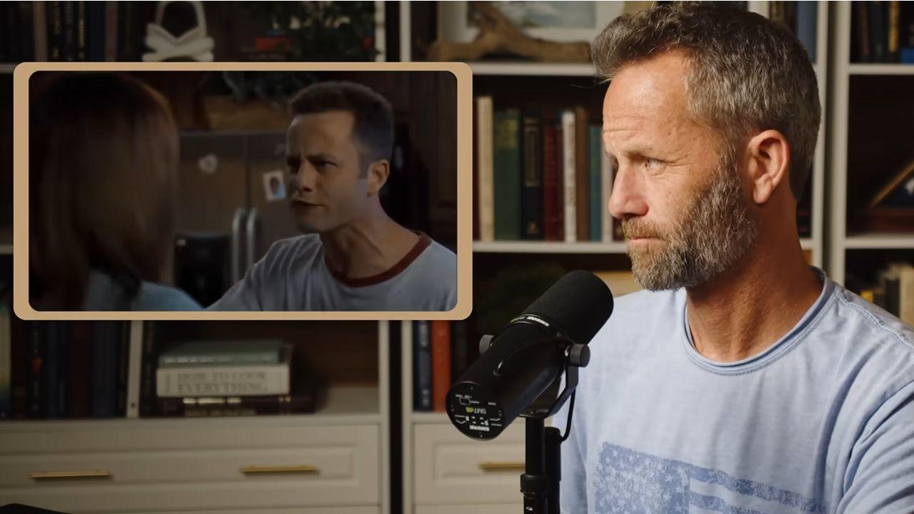 image of Kirk Cameron recalled apologizing to God after filming the scene because he did not want the performance to affect how he treated his real-life wife.