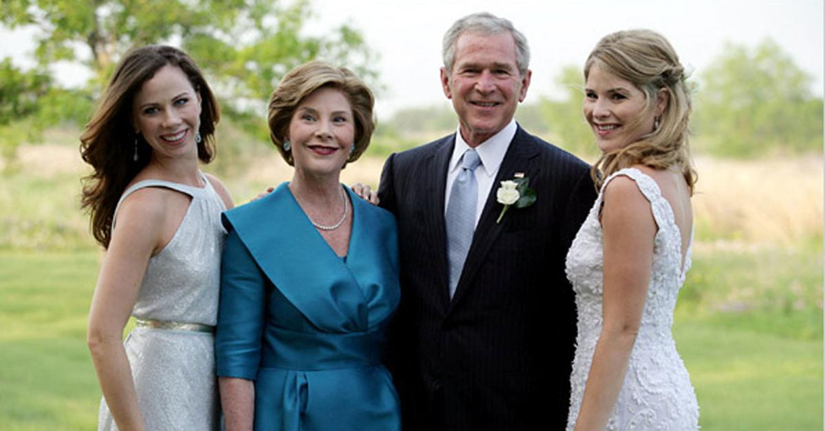 Image of Jenna Bush Hager's father, George W. Bush, was the 41st U.S. president.