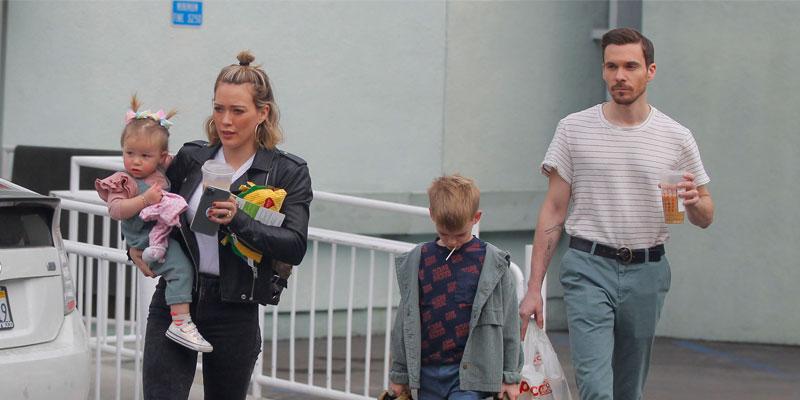 Hilary Duff & Matt Koma Enjoy A Day Out With The Kids