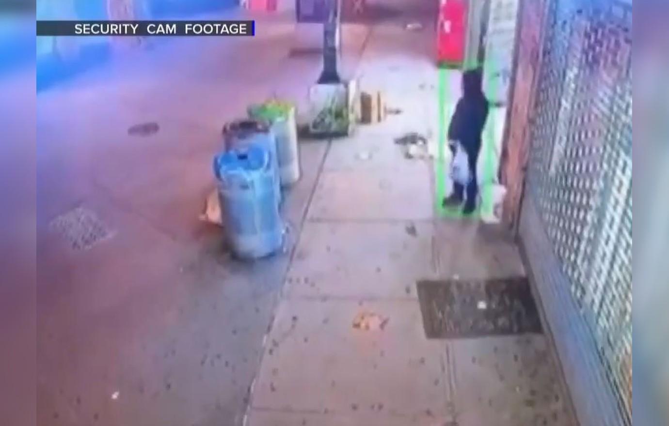 arsonist accidentally sets himself on fire security footage