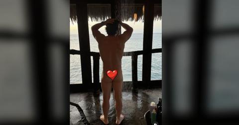 Mark Wahlberg's Wife Shares Naked Photo Of Him Showering In Fiji