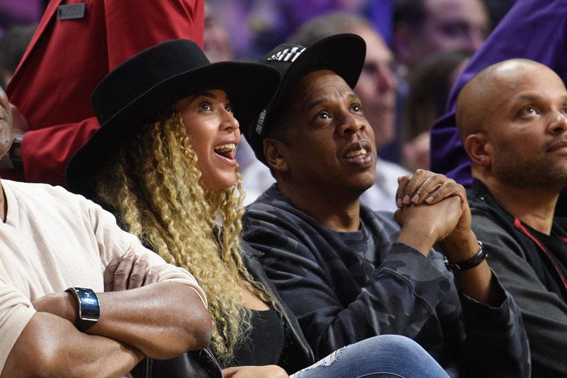 Celebrities At The Los Angeles Clippers Game