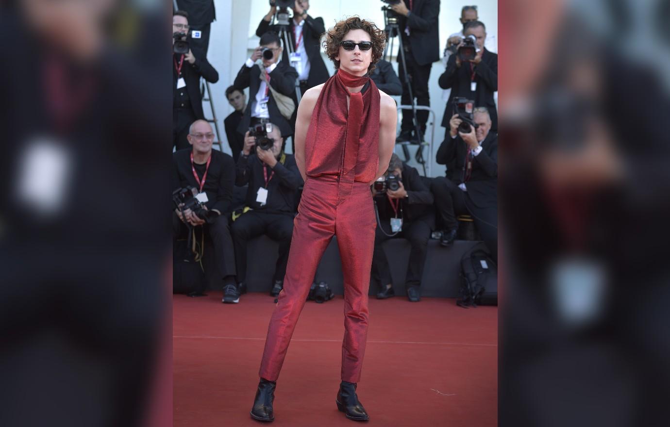 Timothée Chalamet Shakes up the Red Carpet with a High-Fashion