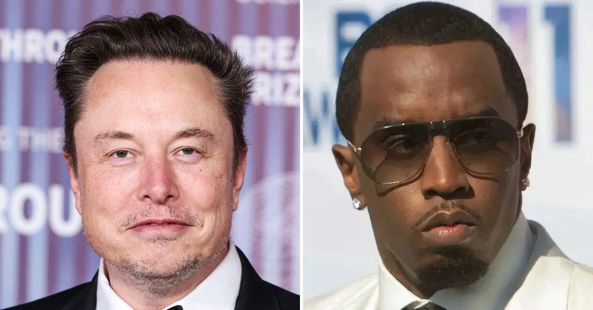 Photo of Elon Musk and Sean 'Diddy' Combs