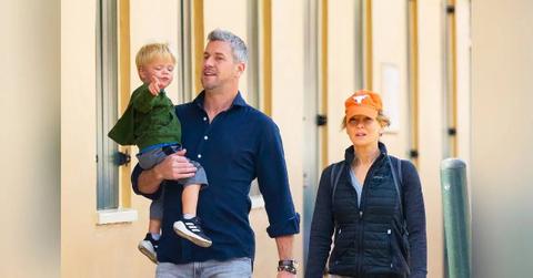 Photo of Ant Anstead, his son Hudson and Renee Zellweger