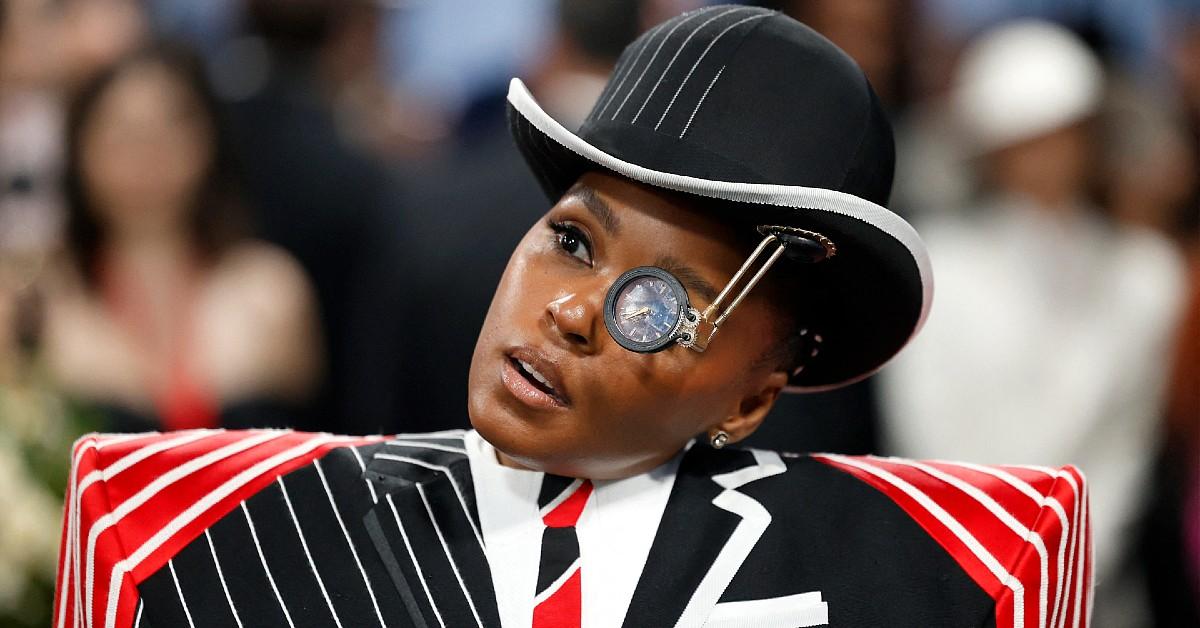janelle monae flashes topless met gala