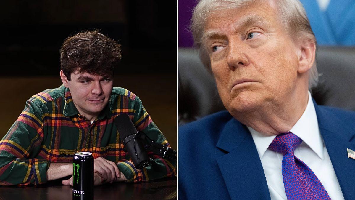 Image of 'He’s not looking so good,' Nick Fuentes said of Donald Trump