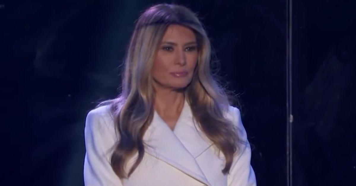 image of Some commenters claimed Melania Trump looked like she 'could care less' about the ceremony.