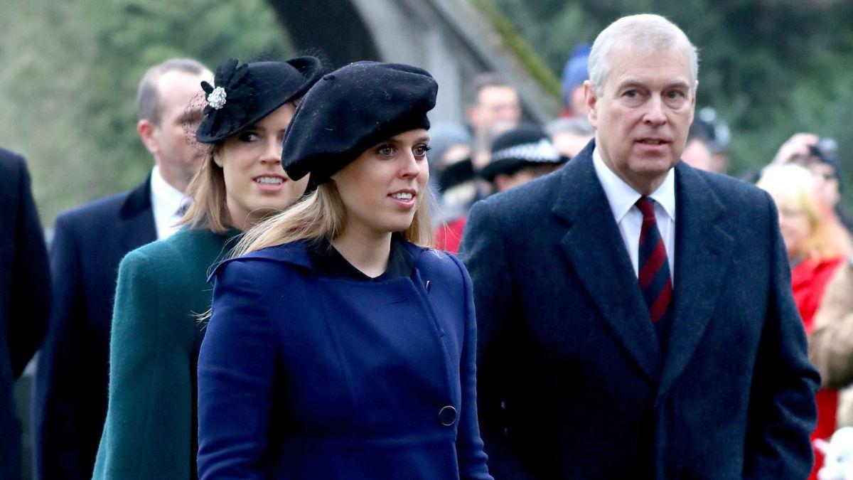 image of prince Andrew and daughters