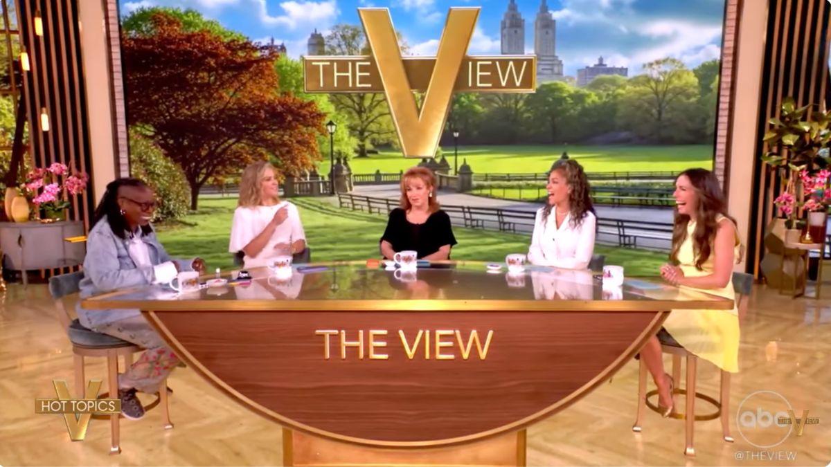 Photo of Alyssa Farah Griffin jokingly thanked Joy Behar for 'the imagery.'