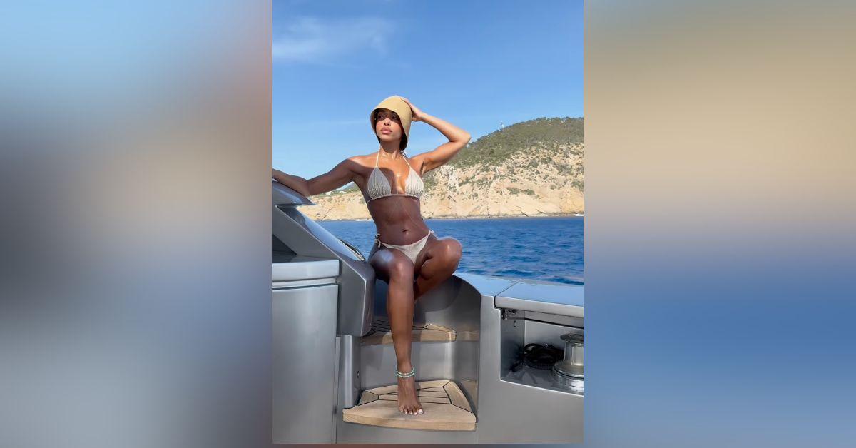 lori harvey bikini body yacht
